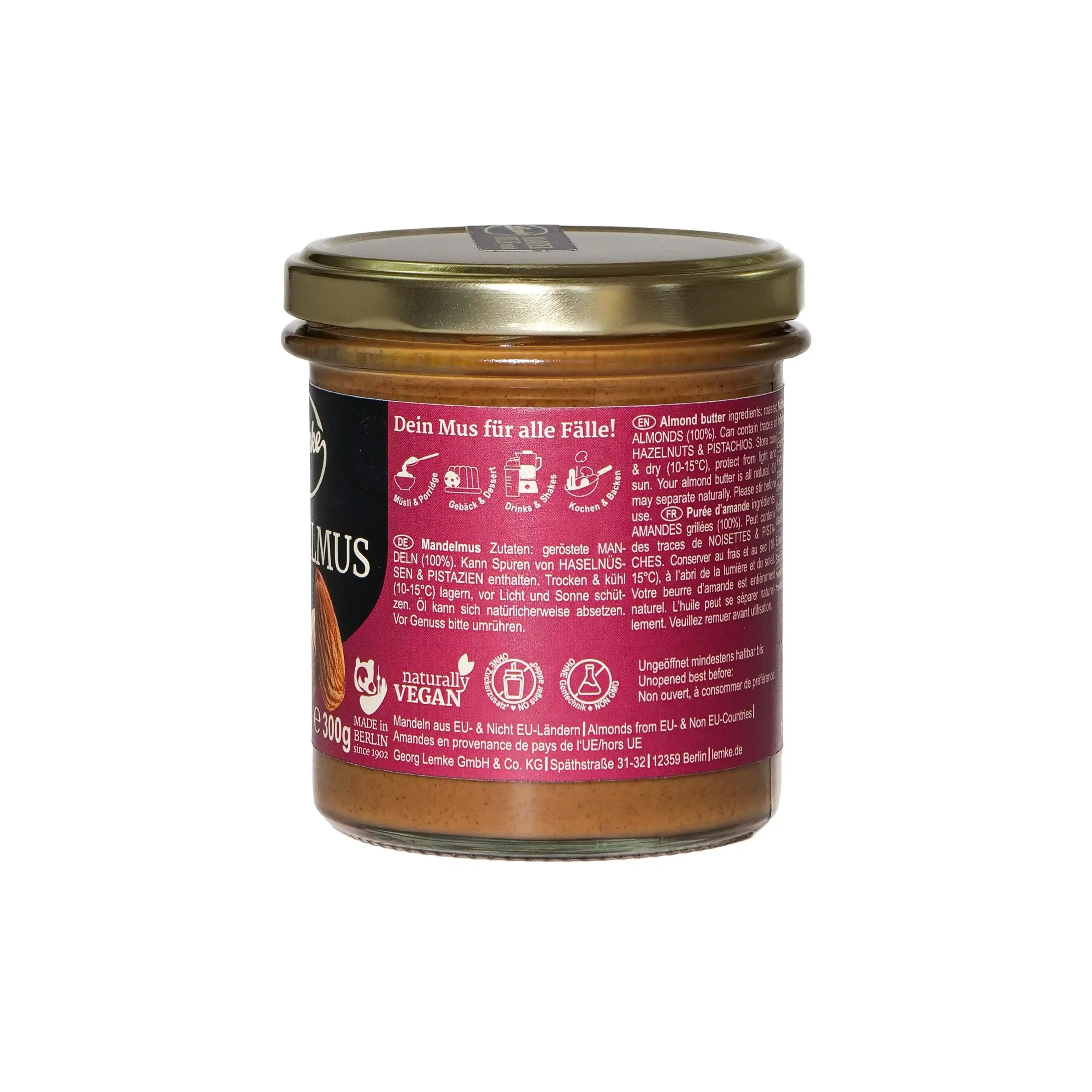 Braunes Mandelmus by Lemke Feines Berliner Marzipan & Mehr
