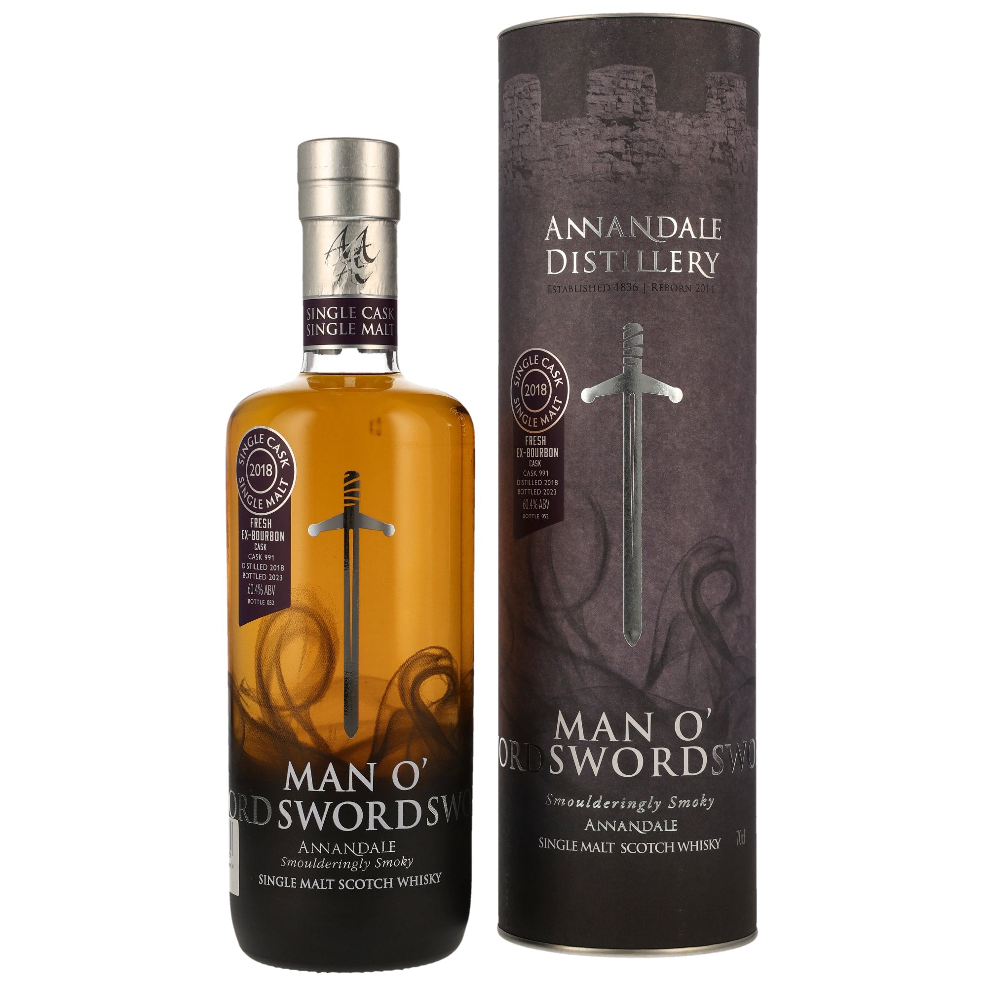 Annandale 2018/2023 - Man O' Sword - Bourbon Cask #991
