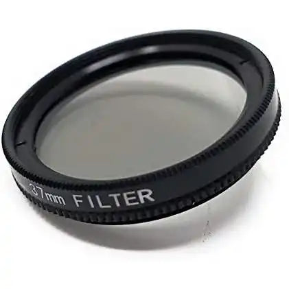 SYSTEM-S CPL Filter 37 mm Circular Polarizer für iPhone XS Max in Schwarz mit Hülle
