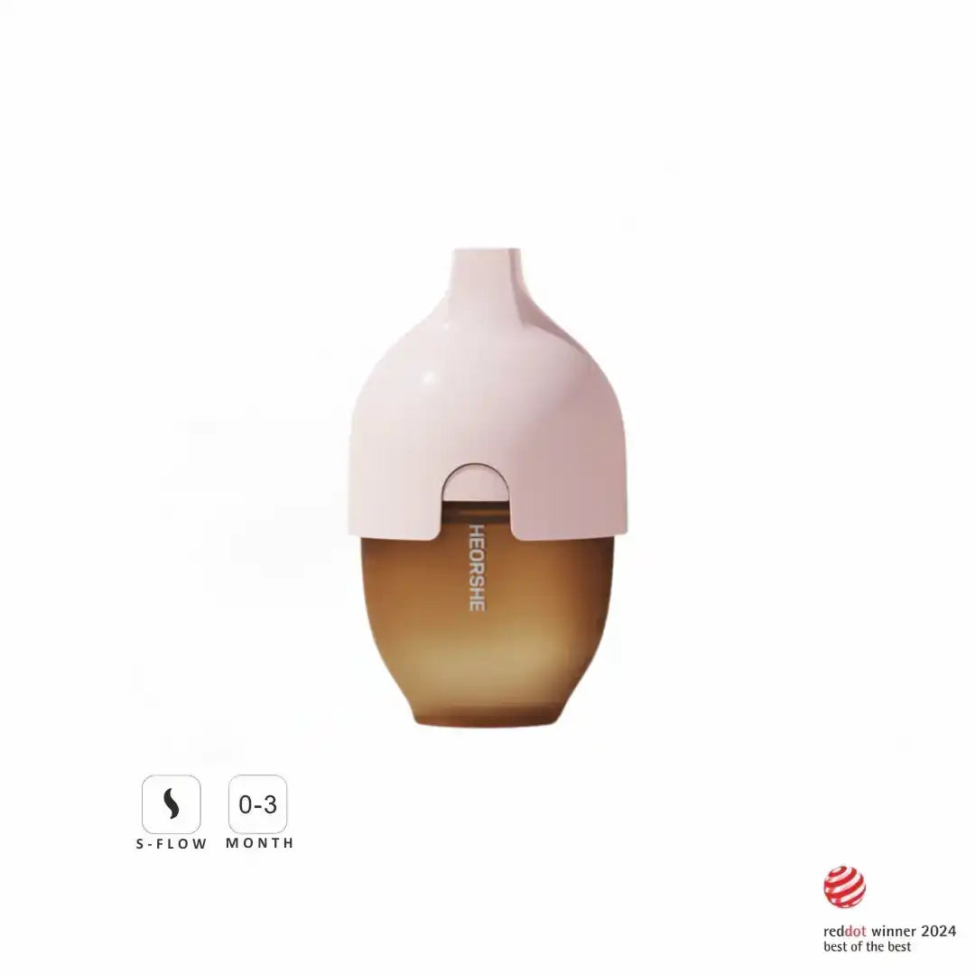 Ultra Wide Neck Baby Bottle 160ml (Rosa)