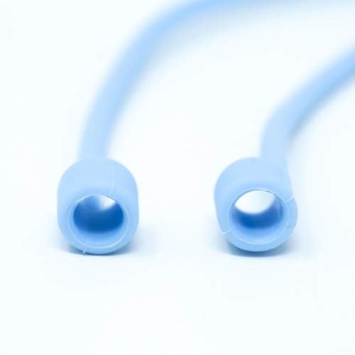 Silikon Halteband Holder Für AirPods Kopfhörer Hellblau Rutschfeste Sicherung Gegen Verlust