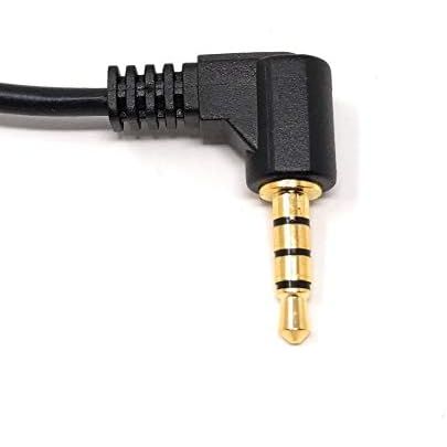 90 Grad Winkeladapter 3,5 mm Klinke Vierpolig TRRS Kabel Adapter 10 cm Kompakt Für Handy