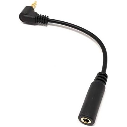 90 Grad Winkeladapter 3,5 mm Klinke Vierpolig TRRS Kabel Adapter 10 cm Kompakt Für Handy