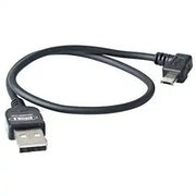 System-S USB 2.0 Kabel für USB-A auf USB Micro-B 30 cm Winkelstecker 90 Grad