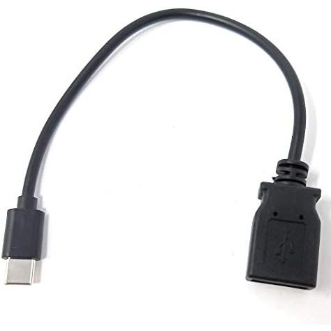 USB C Zu USB A Kabel 15 cm Schwarz Kompaktes USB 3.1 Kabel Für USB C Geräte Ideal Für Mobilgeräte