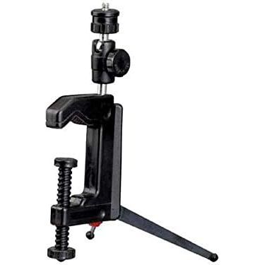 SYSTEM-S Stativ Befestigung mit 360° Gelenk in Schwarz für Kamera oder Smartphone