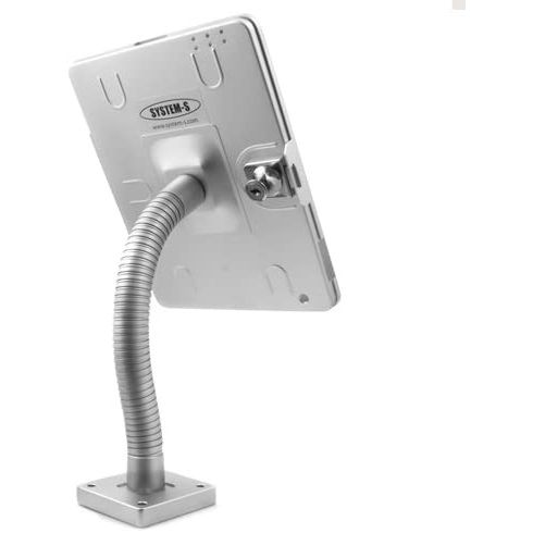 SYSTEM-S Tisch Halterung 360° abschließbar flexibel für iPad Mini 1-5