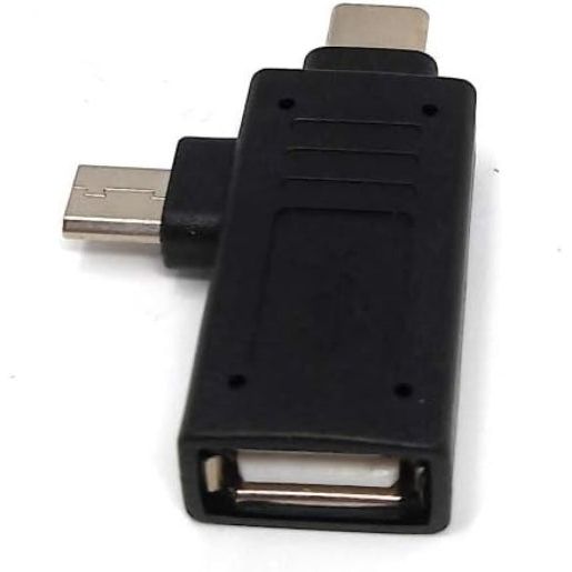 2In1 USB Typ C Mikro USB OTG Adapter Für Smartphone USB 3.1 A Buchse Kompakt Leicht