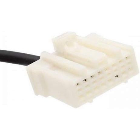 SYSTEM-S Audio Kabel 1,5 m Klinke Buchse zu Mazda Autoradio in Schwarz