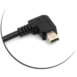 Mini USB Kabel 90 Grad Rechtsgewinkelt Winkelstecker Auf USB Typ A Buchse Ladekabel 13 cm