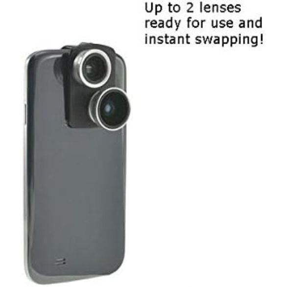 Mikroskop Linse Objektiv 30x Zoom Clip On Klemm Adapter Für Smartphone Tablet PC