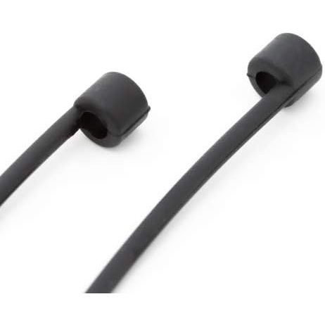 Silikon Halteband Für AirPods Rutschfeste Kopfhörer Halterung Schwarz Premium Qualität