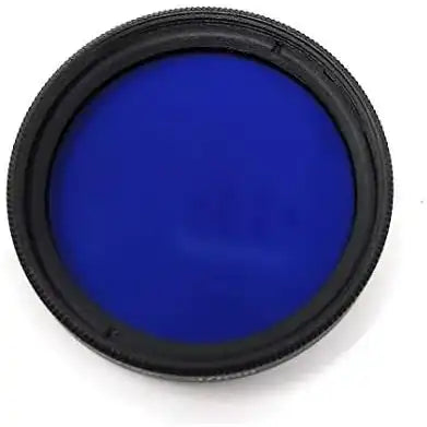 SYSTEM-S Farbfilter Blau 37 mm Gewinde anschraubbar Filter für Fotografie