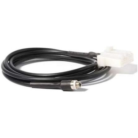 SYSTEM-S Audio Kabel 1,5 m Klinke Buchse zu Mazda Autoradio in Schwarz