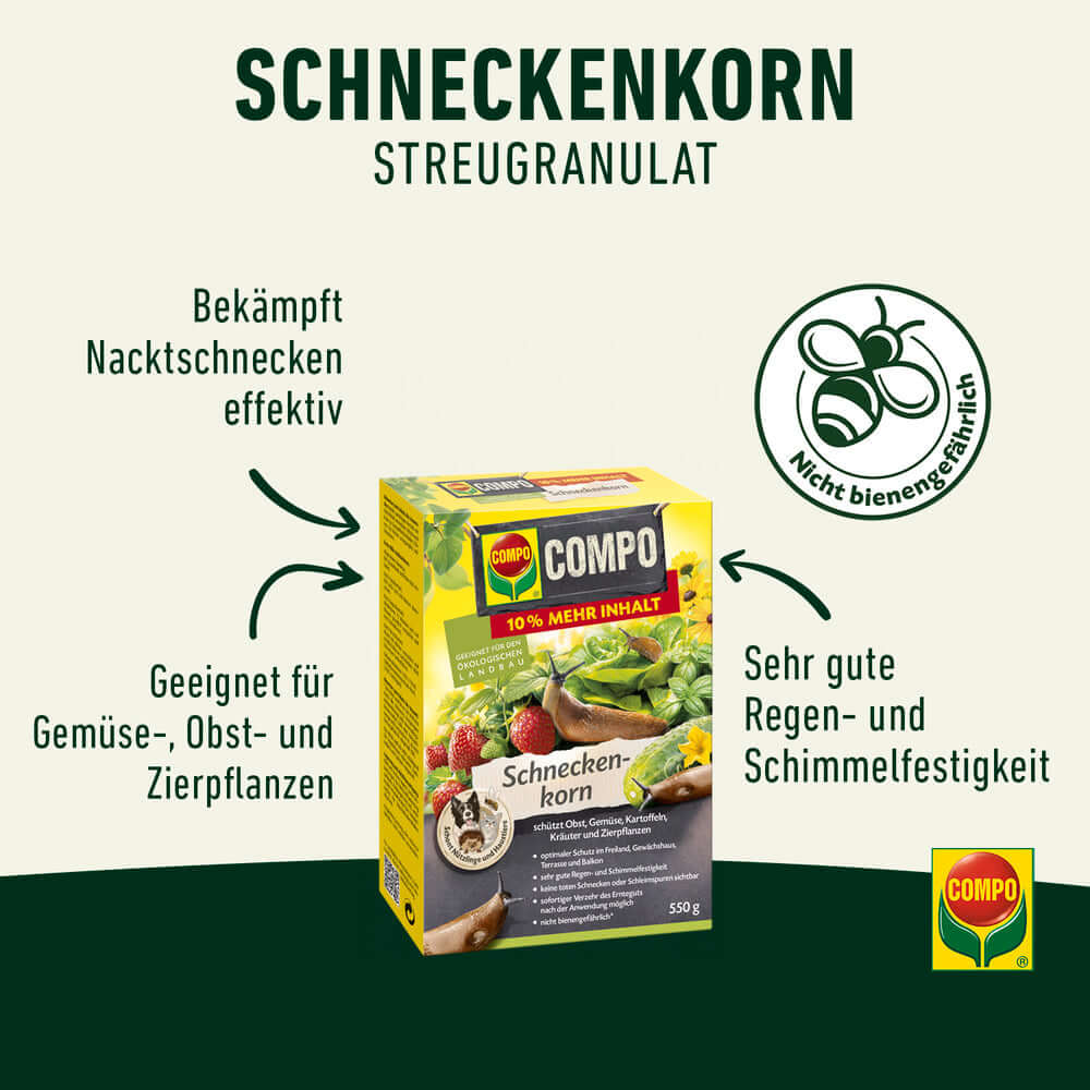 COMPO Schneckenkorn gegen Nacktschnecken