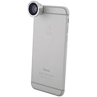 System-S Universal 0,4x Fischauge Fisheye Linse Objektiv magnetischer Halt für Smartphone Tablet PC