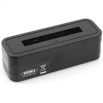 System-S Ladegerät Ladestation Dock Cradle für die Samsung Galaxy S5 I9600 Batterie Akku