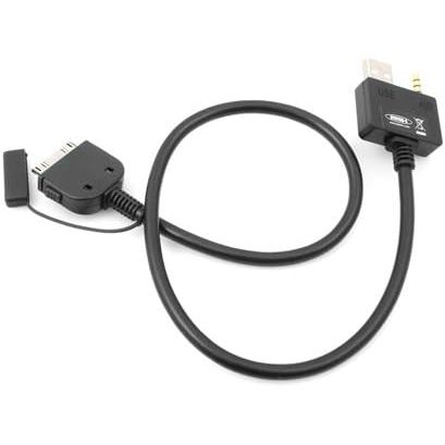 KFZ USB Und 3.5mm Klinke Adapterkabel Für iPhone iPod 30Pin Hyundai Kia MDI 25cm