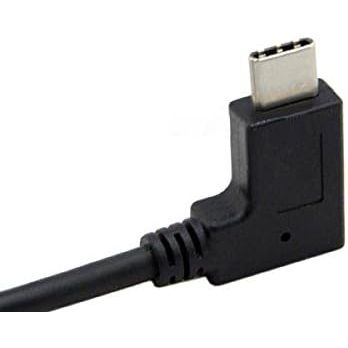 System-S OTG Adapter USB A 3.0 Weiblich Zu USB C 3.1 Männlich 90 Grad Winkelstecker Kabel 11 cm