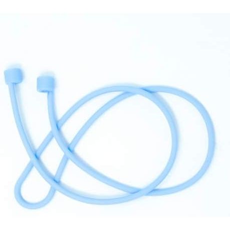 Silikon Halteband Holder Für AirPods Kopfhörer Hellblau Rutschfeste Sicherung Gegen Verlust