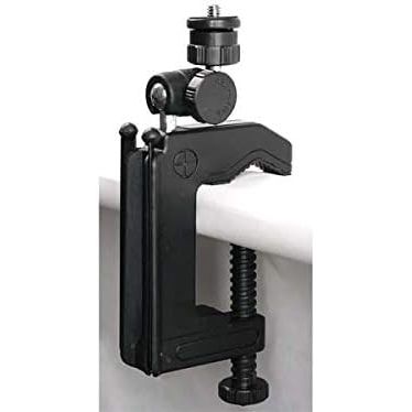 SYSTEM-S Stativ Befestigung mit 360° Gelenk in Schwarz für Kamera oder Smartphone