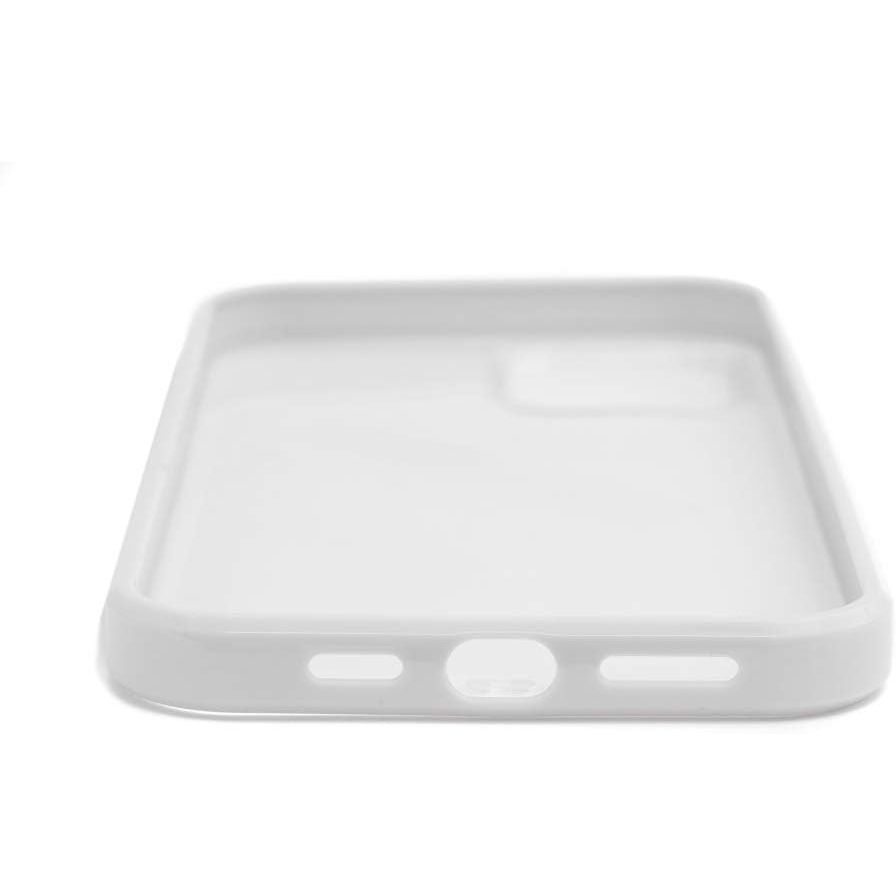 Silikon Schutzhülle Transparent Weiß Für iPhone 12 Stoßschutz Und Klarer Durchblick