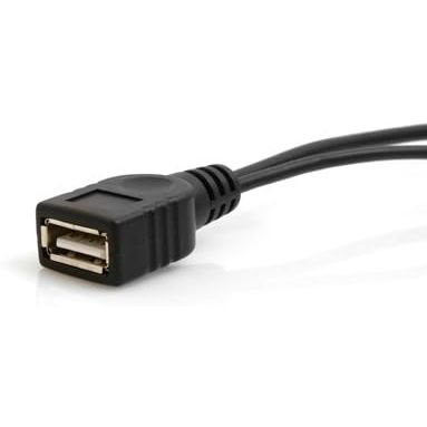 Systemhaus Zakaria 2 In 1 OTG USB A zu Micro USB Kabel 30 cm Datentransfer Vielseitige Nutzung