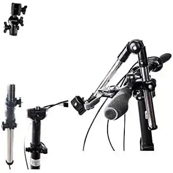 System-S Verstellbare Fahrrad Regenschirmhalterung Befestigung Für Fahrrad Und Rollstuhl