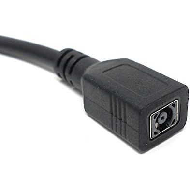 DC 20V Adapterkabel 7,5 cm von 7,4 x 5,0 mm Buchse zu 4,5 x 3,0 mm Stecker Schwarz