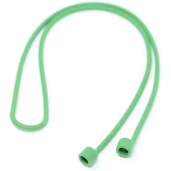 Silikon Halteband Für AirPods Kopfhörer Grün Mit Zwei Rutschfesten Ringen Für Sicheren Transport
