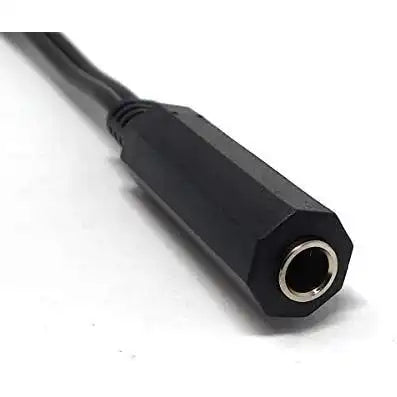 Audio Y Kabel 22 Cm 6,35 Mm Stereo Adapter Schwarz Mit 2x Klinke Stecker Zu Buchse