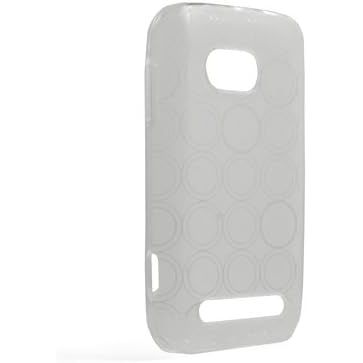 System-S Transparente Silikonhülle Für Nokia Lumia 710 Schutzhülle Case Cover Mit Muster Rückseite