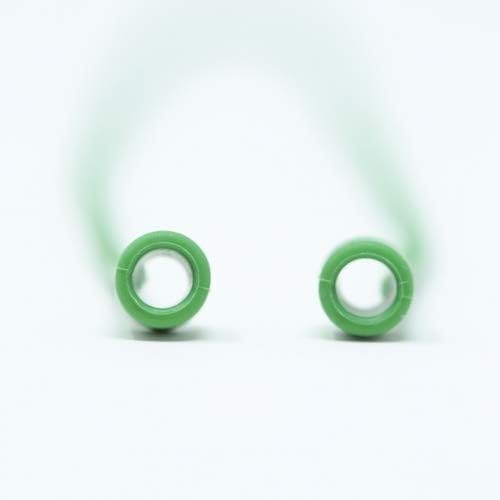 System-S 5x Silikon Halteband Holder für AirPods Kopfhörer in Grün