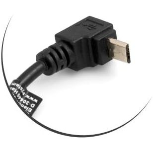 Micro USB OTG Adapterkabel 90 Grad Winkel USB Typ A Buchse Plug and Play 13 cm Kabel
