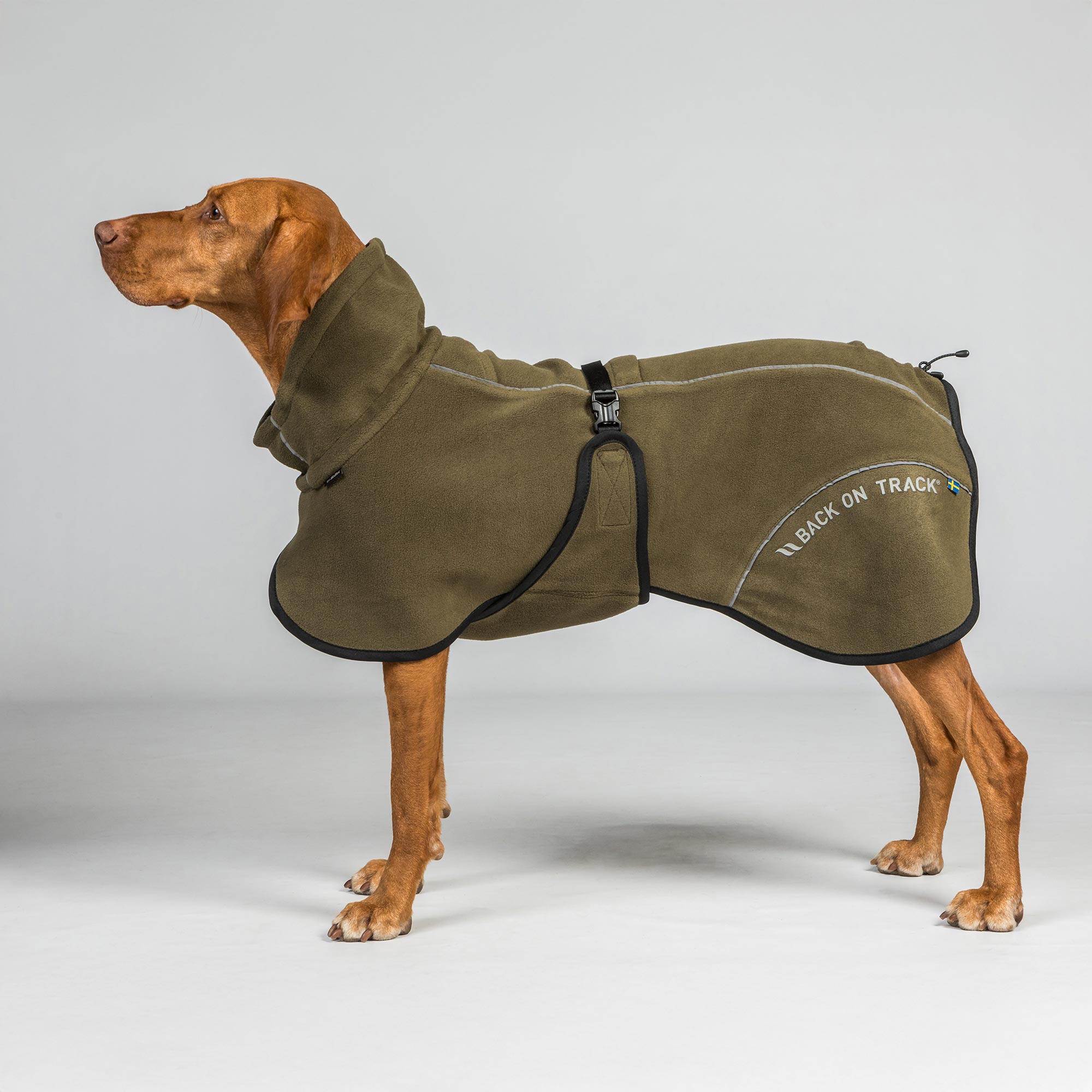 BAY Fleece-Hundemantel, Hoher Rutenansatz