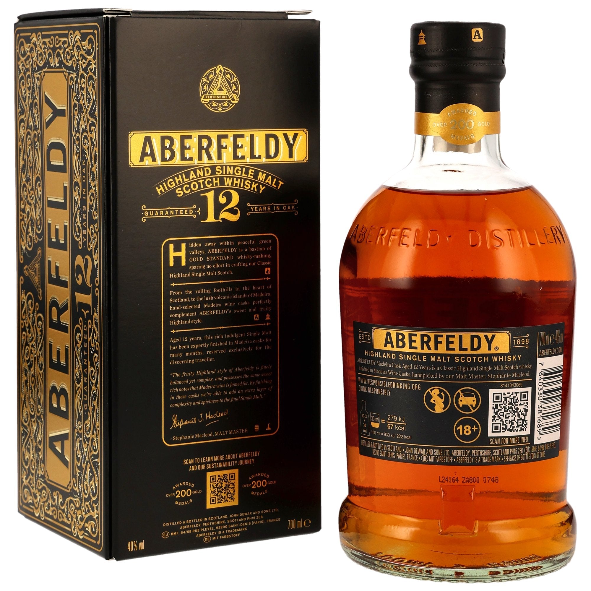 Aberfeldy 12 - Madeira Casks Finish