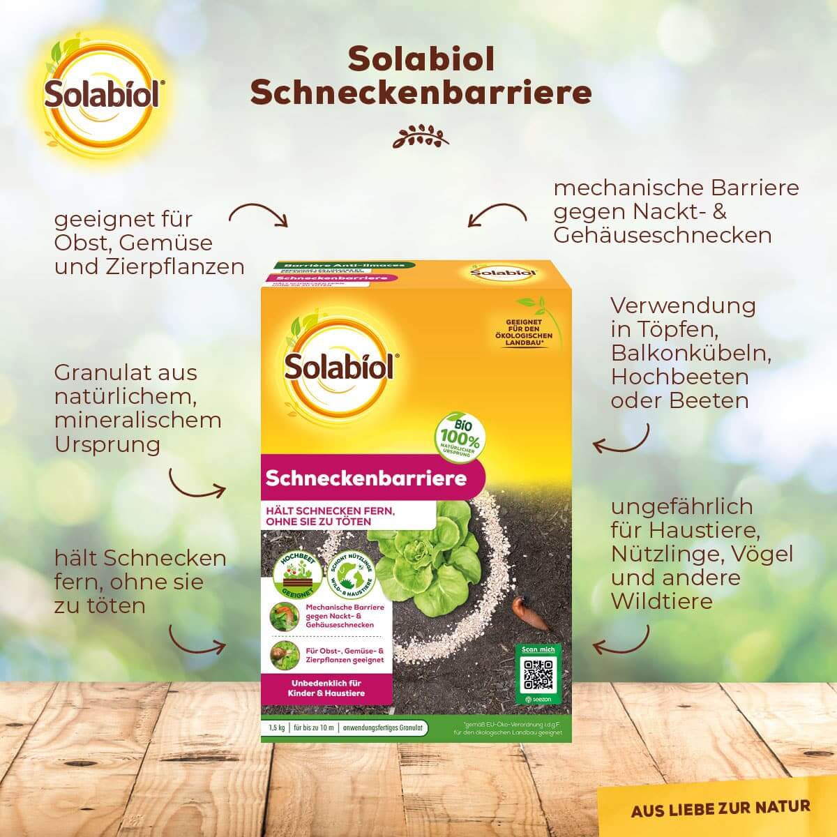 Solabiol Schneckenbarriere 1,5 kg