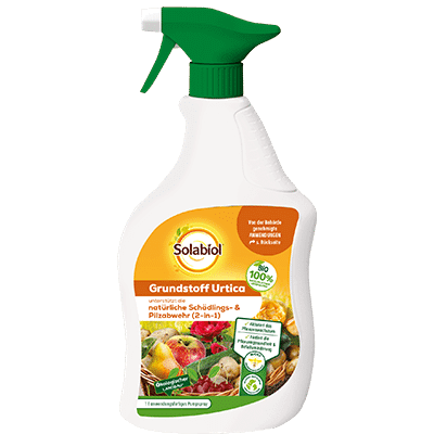 Solabiol Grundstoff Urtica Spray 1 L 2-in-1 Pilzkrankheiten Schadinsekten