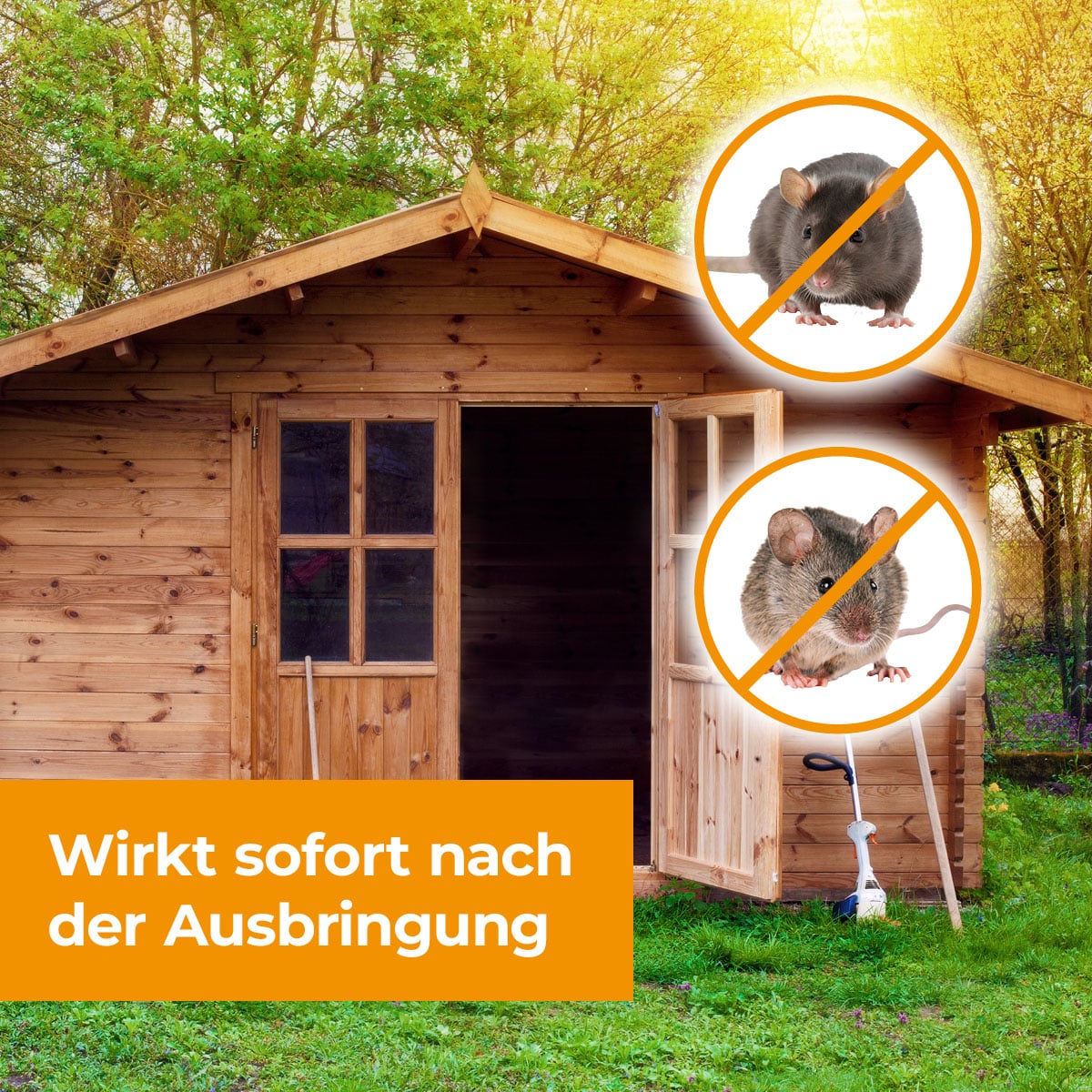 Protect Home Ratten & Mäuse Blocker Vertreibung Abwehr Bekämpfung Maus 300g