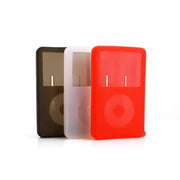 3 In 1 Transparente Silikonhüllen Für Apple iPod Video 60 GB Schutz Hülle Set In Schwarz Weiß Rot