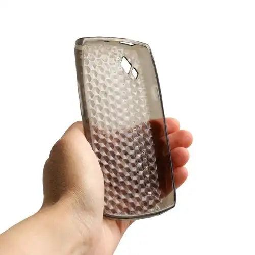 TPU Hülle Case Skin Transparent Schwarz Für Samsung Wave 2 Passgenaue Schutz Hülle Klare Optik