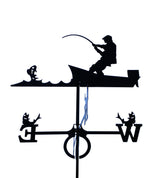 Wetterfahne Angler