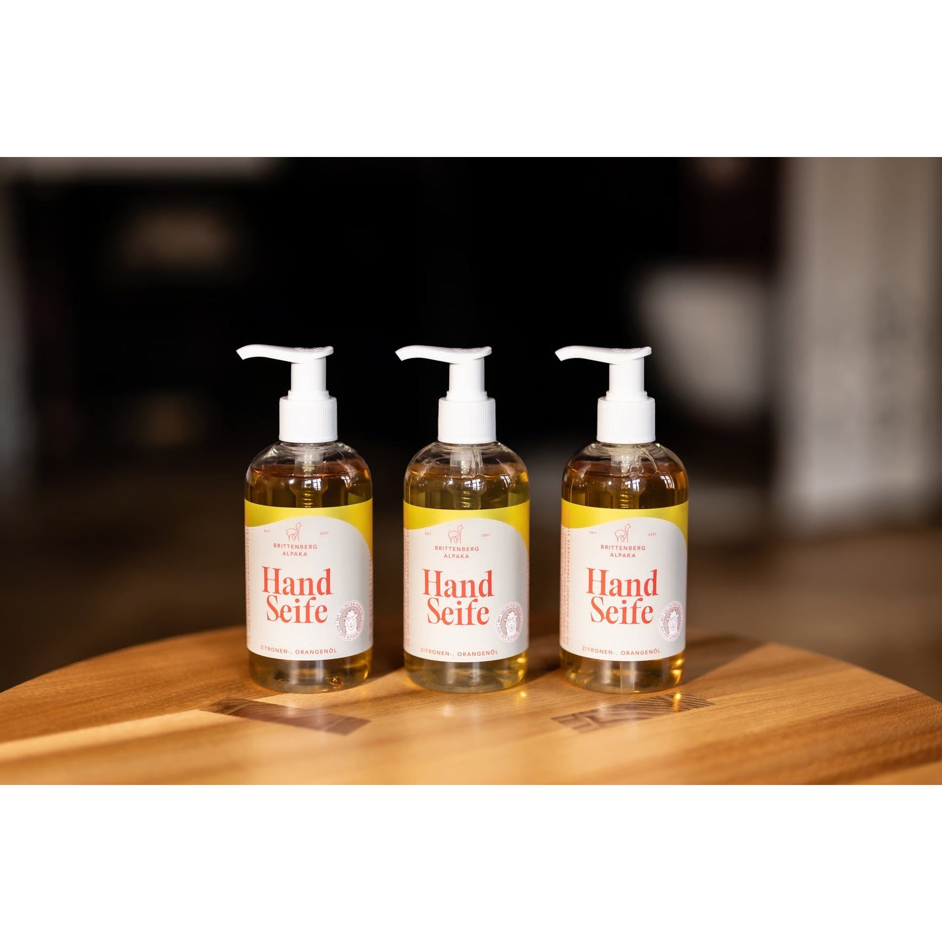 Brittenberg Alpaka-Kosmetik - Alpaka Seife Handseife Orange & Zitrone