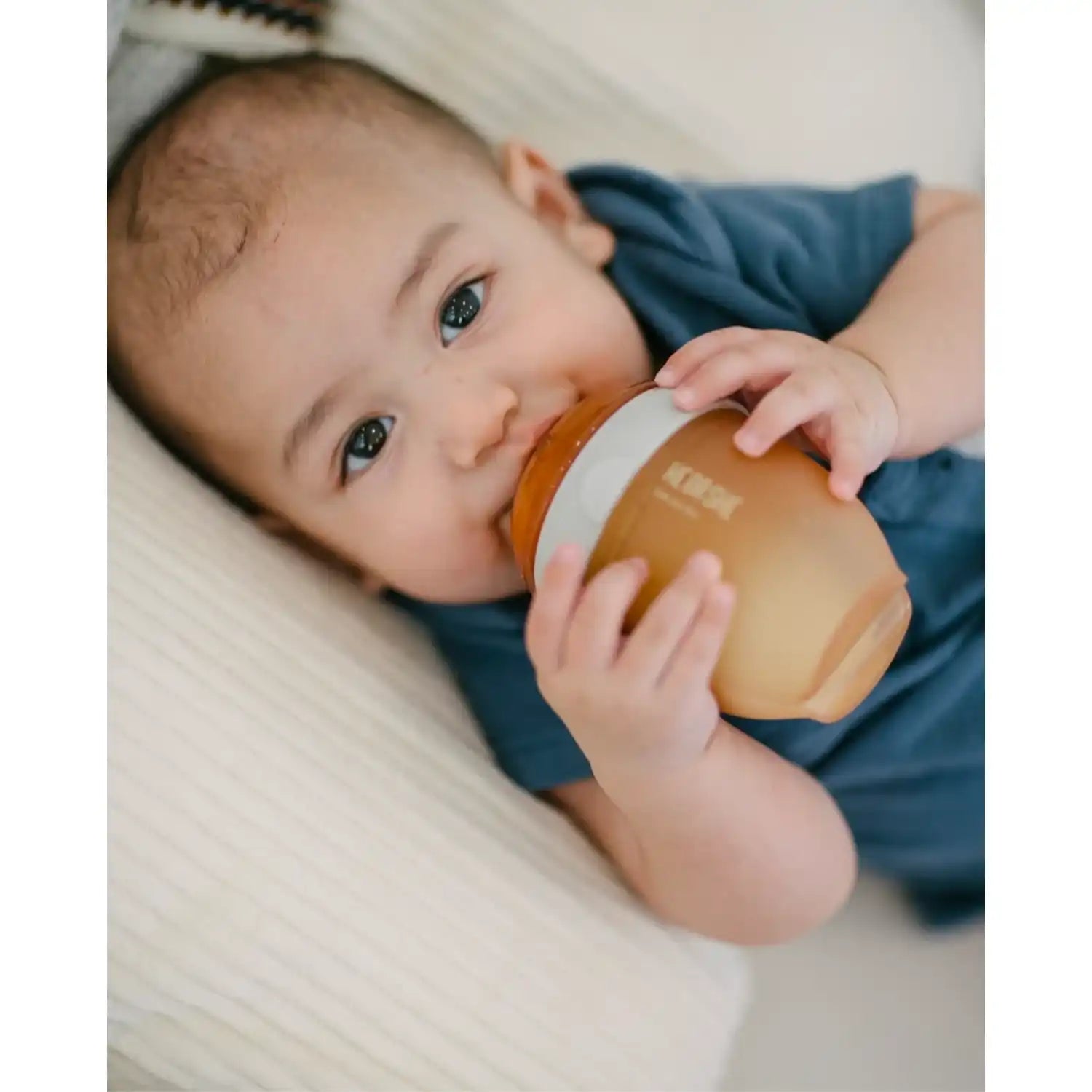 Ultra Wide Neck Baby Bottle 160ml (Grau)