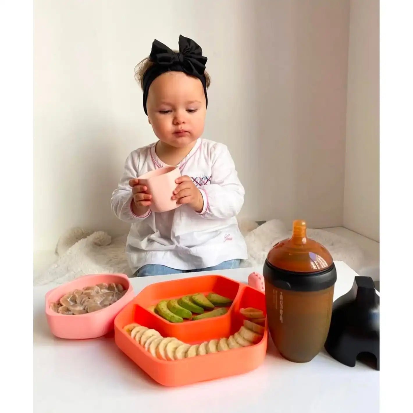 Ultra Wide Neck Baby Bottle 240ml (Schwarz)