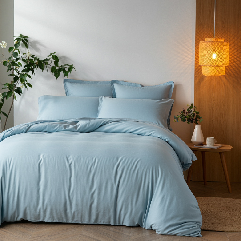 Grand Hotel Baumwolle Perkal Deckenbezug aus Ägyptischer Baumwolle Kühl und Atmungsaktiv für Erholsamen Schlaf