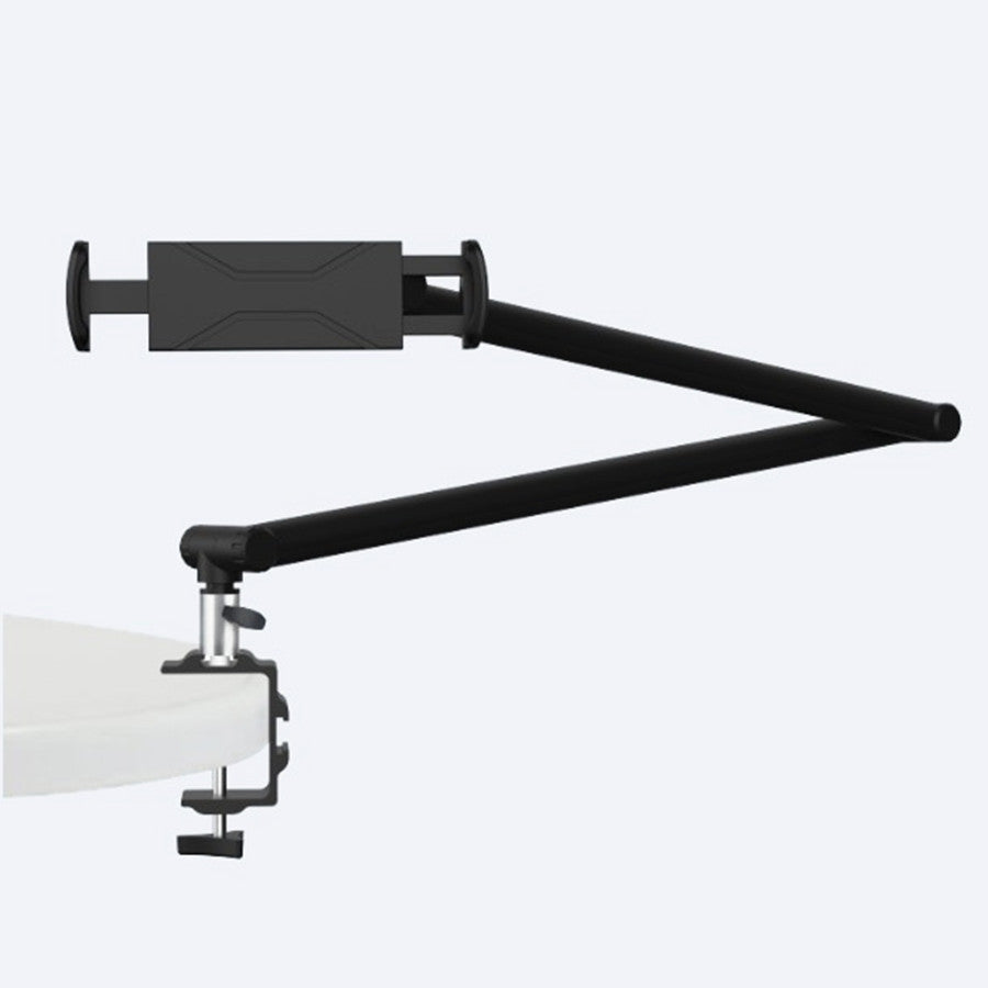 Tischhalterung Mit 360 Grad Schwanenhals Ständer Für Tablets Und Smartphones Schwarz