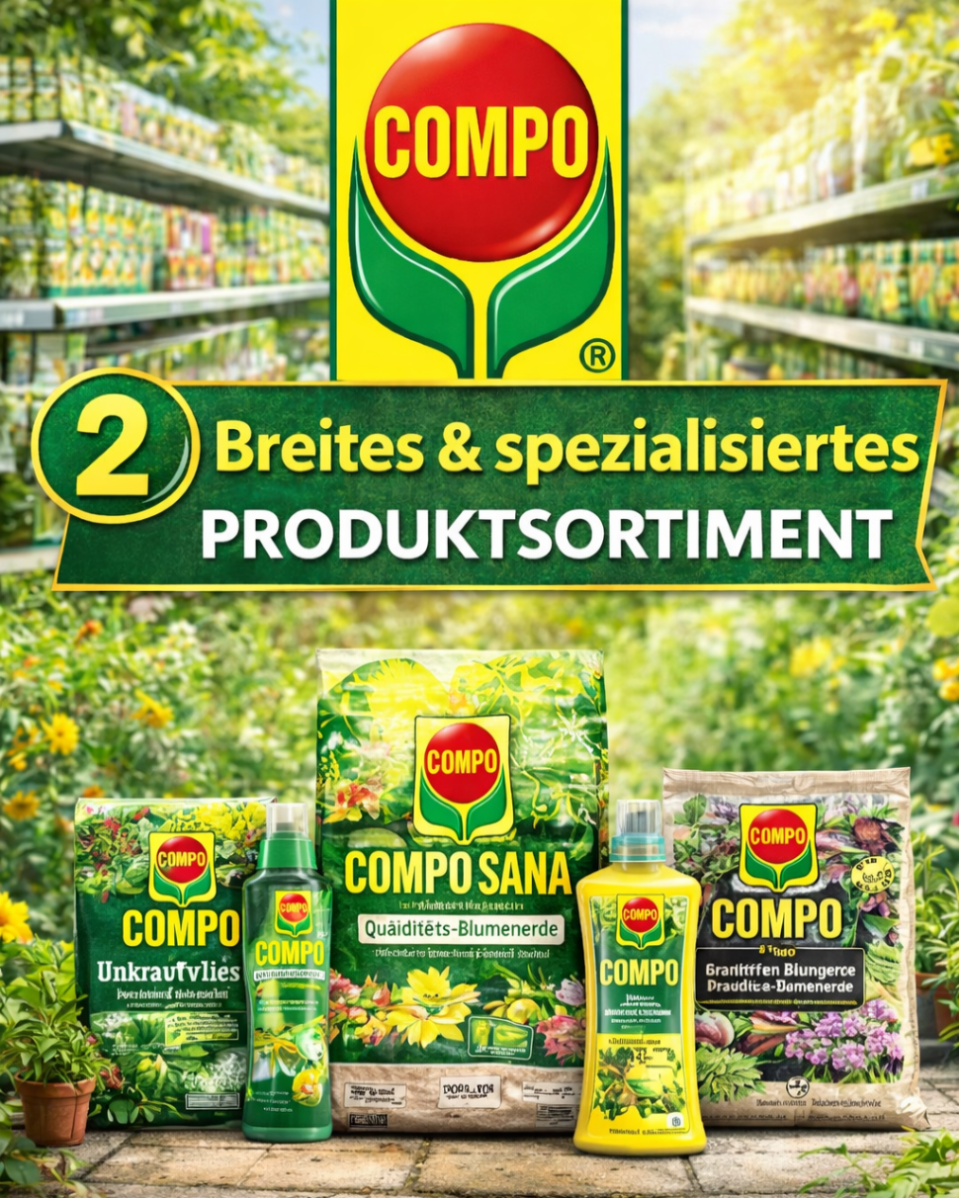 Breites und spezialisiertes Produktsortiment