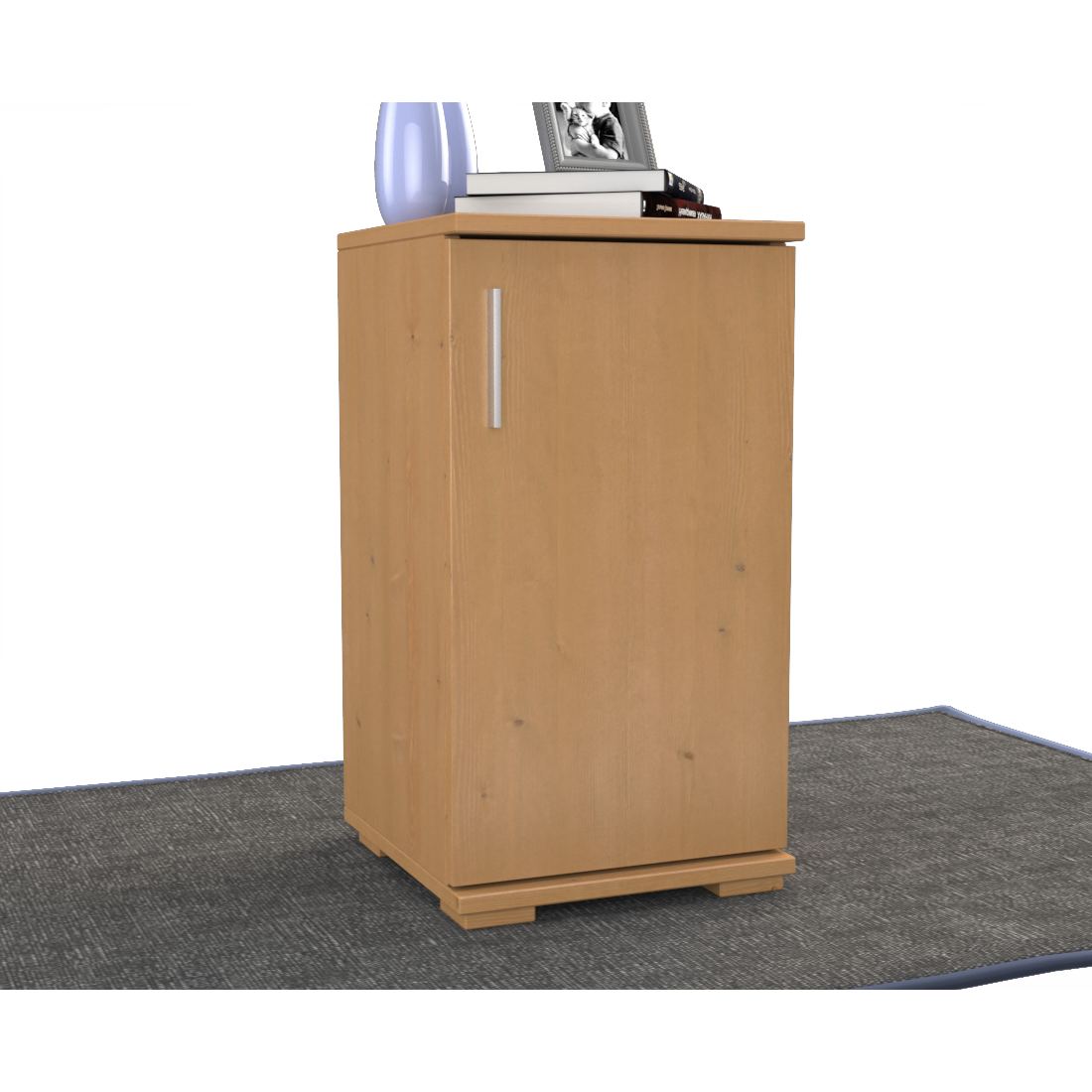 Nobis Kommode Sideboard | Anrichte | 1-Türig | 74cm hoch | 100% Bio Kiefer Massivholz