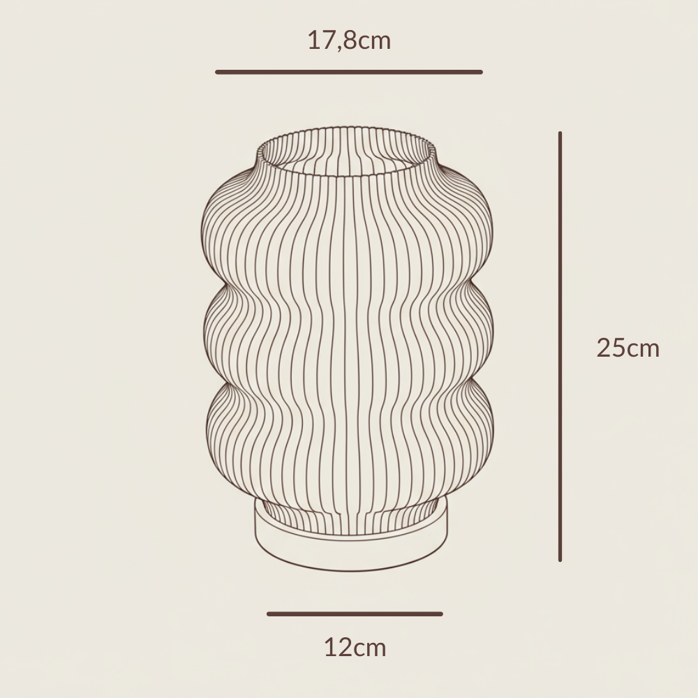 Luma Lampe Mit Rundem Lampschirm Schafft Beruhigende Lichtstimmung Und Harmonie In Deinem Raum Für Mehr Gelassenheit